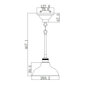 Rippvalgusti Elstead Lighting Cobson KL-COBSON-MP-PN hind ja info | Rippvalgustid | kaup24.ee