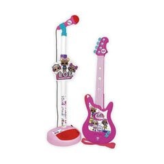 Детская гитара Reig Lol Surprise с микрофоном, розовая цена и информация | Развивающие игрушки | kaup24.ee