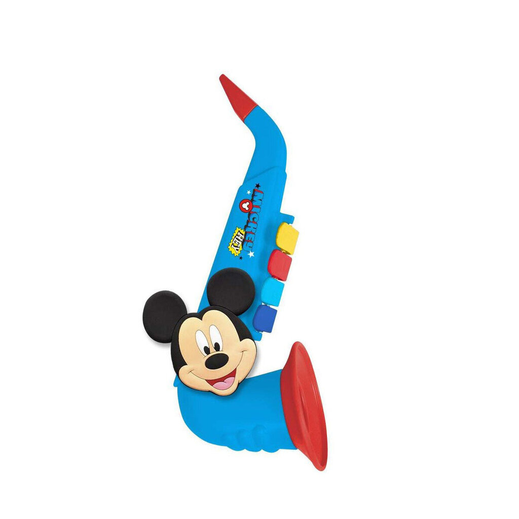 Laste Saksofon Mickey Mouse, Reig, Sinine hind ja info | Arendavad mänguasjad | kaup24.ee