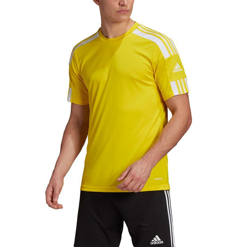 Meeste jalgpallisärk Adidas Squadra 21 GN5728, kollane цена и информация | Jalgpalli varustus ja riided | kaup24.ee