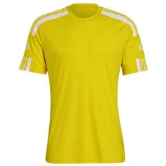 Мужская футбольная футболка Adidas Squadra 21 GN5728, желтая цена и информация | Футбольная форма и другие товары | kaup24.ee