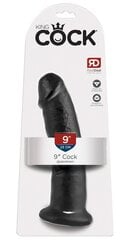 Фаллоимитатор King Cock 9", черный цена и информация | Фаллоимитаторы | kaup24.ee