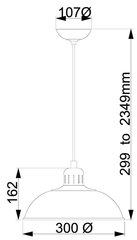 Подвесной светильник Elstead Lighting Franklin FRANKLIN-P-GRN цена и информация | Люстры | kaup24.ee