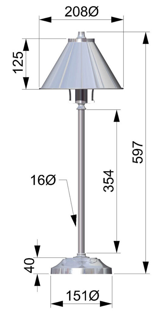 Laualamp Elstead Lighting Provence PV-SL-PN hind ja info | Laualambid | kaup24.ee