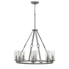 Подвесной светильник Elstead Lighting Dakota HK-DAKOTA8 цена и информация | Потолочный светильник, 38 x 38 x 24 см | kaup24.ee