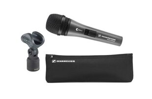 SENNHEISER E 835-S, VOCAL MICROPHONE, DYNAMIC, CARDIOID, I/O SWITCH, 3-PIN XLR-M, ANTHRACITE, INCLUDES CLIP AND BAG цена и информация | Микрофоны | kaup24.ee