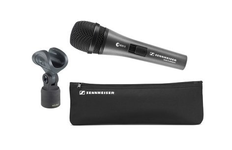 SENNHEISER E 835-S, VOCAL MICROPHONE, DYNAMIC, CARDIOID, I/O SWITCH, 3-PIN XLR-M, ANTHRACITE, INCLUDES CLIP AND BAG цена и информация | Mikrofonid | kaup24.ee