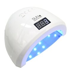Geellaki kuivatuslamp Sun 1S UV/LED 48W, valge цена и информация | Аппараты для маникюра и педикюра | kaup24.ee