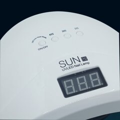 Лампа для маникюра uv/лед Sun 1S УV / LED 48/24Вт, белая цена и информация | Аппараты для маникюра и педикюра | kaup24.ee