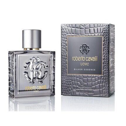 Meeste parfüüm Uomo Silver Essence Roberto Cavalli EDT, 60 ml цена и информация | Meeste parfüümid | kaup24.ee