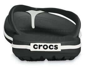 Meeste plätud Crocs™ Crocband Flip, must kaina ir informacija | Meeste plätud, sussid | kaup24.ee