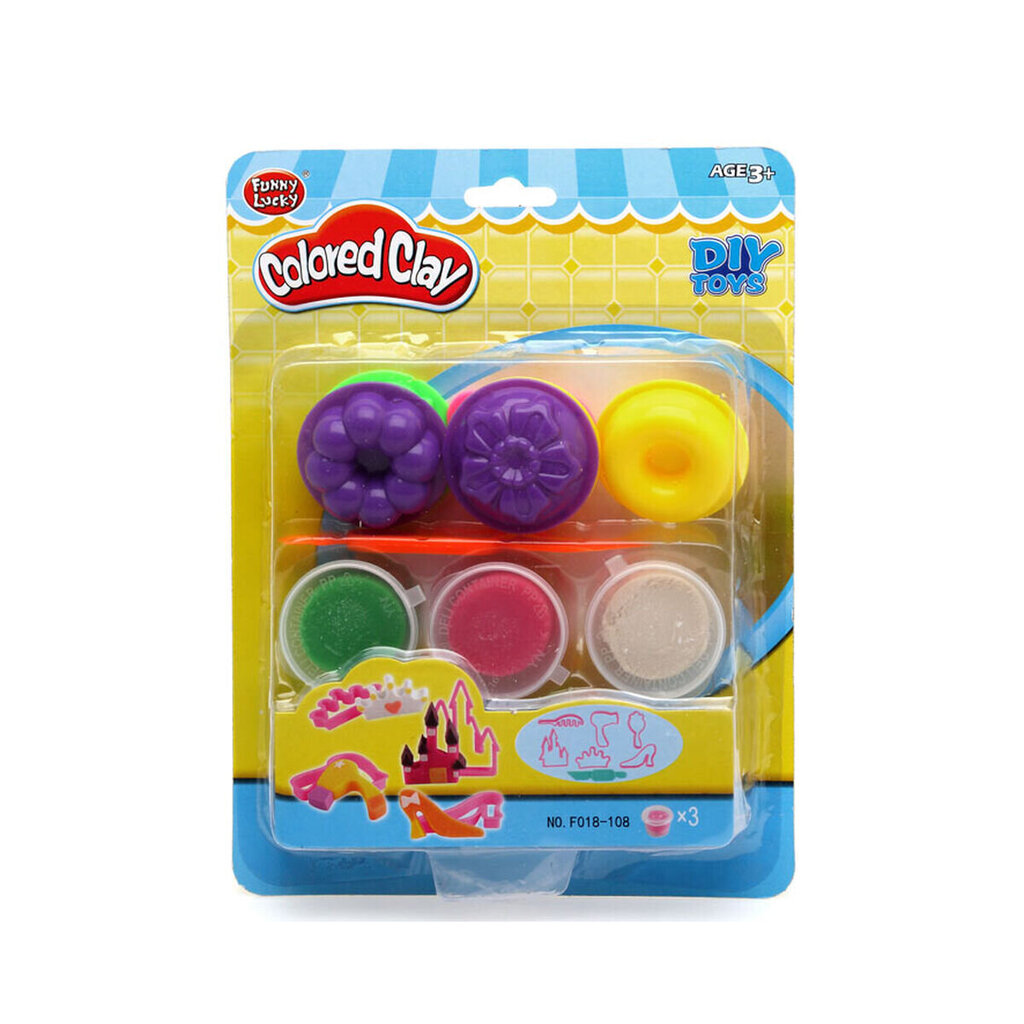 Figuurid plastiliiniga mängimiseks Colored Clay цена и информация | Arendavad mänguasjad | kaup24.ee