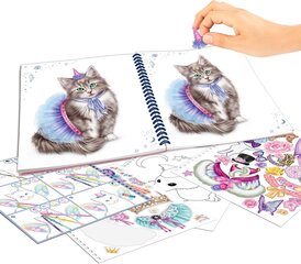 Kitty книжка-раскраска TopModel с наклейками, 11663 цена и информация | Книжки - раскраски | kaup24.ee