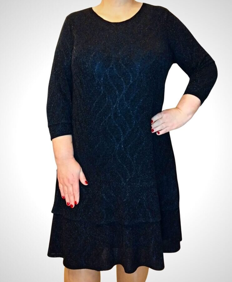 Naiste satsidega kleit, Dorota, must hind ja info | Kleidid | kaup24.ee