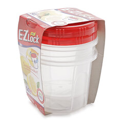 Lock&Lock E.Z Lock säilituskarbid 2x 650 ml hind ja info | Toidu säilitusnõud | kaup24.ee