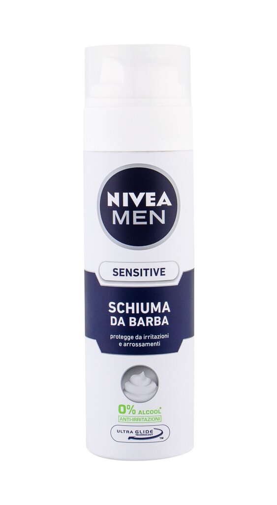 Nivea Men Sensitive habemeajamisvaht meestele 200 ml цена и информация | Raseerimisvahendid | kaup24.ee