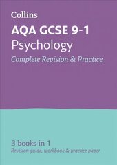 AQA GCSE 9-1 Psychology All-in-One Complete Revision and Practice: Ideal for Home Learning, 2022 and 2023 Exams edition hind ja info | Noortekirjandus | kaup24.ee