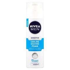 Пена для бритья для мужчин Nivea Men Sensitive Cool, 200 мл цена и информация | Средства для бритья | kaup24.ee