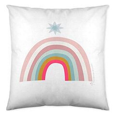 Чехол для подушки Pink Rainbow Haciendo el Indio (40 x 40 cm) цена и информация | Декоративные подушки и наволочки | kaup24.ee