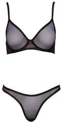 Сексуальный комплект Cottelli Lingerie, черный цвет, 85C/XL цена и информация | Сексуальное женское белье | kaup24.ee