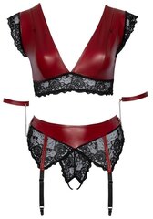 Сексуальный комплект Cottelli Bondage, красный цвет, 4XL цена и информация | Сексуальное женское белье | kaup24.ee