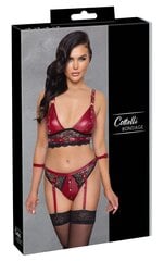 Сексуальный комплект Cottelli Bondage, красный цвет, L цена и информация | Сексуальное женское белье | kaup24.ee