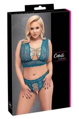 Комплект нижнего белья Cottelli Curves, зеленый цвет, XL цена и информация | Сексуальное женское белье | kaup24.ee