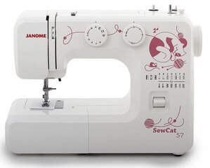 Janome Sew Cat 57 цена и информация | Швейные машинки | kaup24.ee