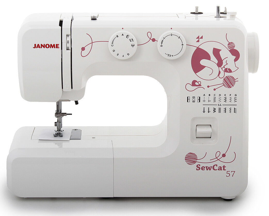 Электромеханическая швейная машина Janome Sew Cat 57 цена | kaup24.ee