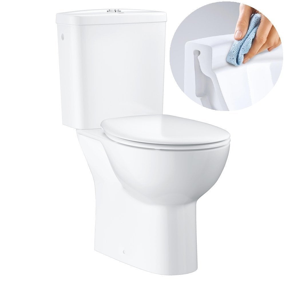 WC-pott Grohe Bau Rimless, aeglaselt sulguva kaanega, 39496000 hind ja info | WС-potid | kaup24.ee