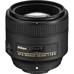 Nikon AF-S 85mm f/1.8 G hind ja info | Nikon Mobiiltelefonid, foto-, videokaamerad | kaup24.ee