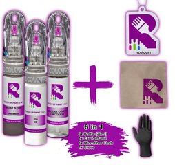 Корректор краски + лак + грунт Kia Rio Bright silver 3D цена и информация | Автомобильная краска | kaup24.ee