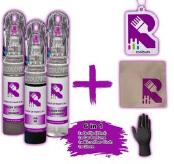 Корректор краски + лак + грунт Kia Rio Midnight black 9B цена и информация | Автомобильная краска | kaup24.ee