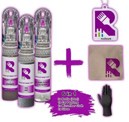 Корректор краски + лак + грунт Kia Rio Platinum graphite ABT цена и информация | Автомобильная краска | kaup24.ee