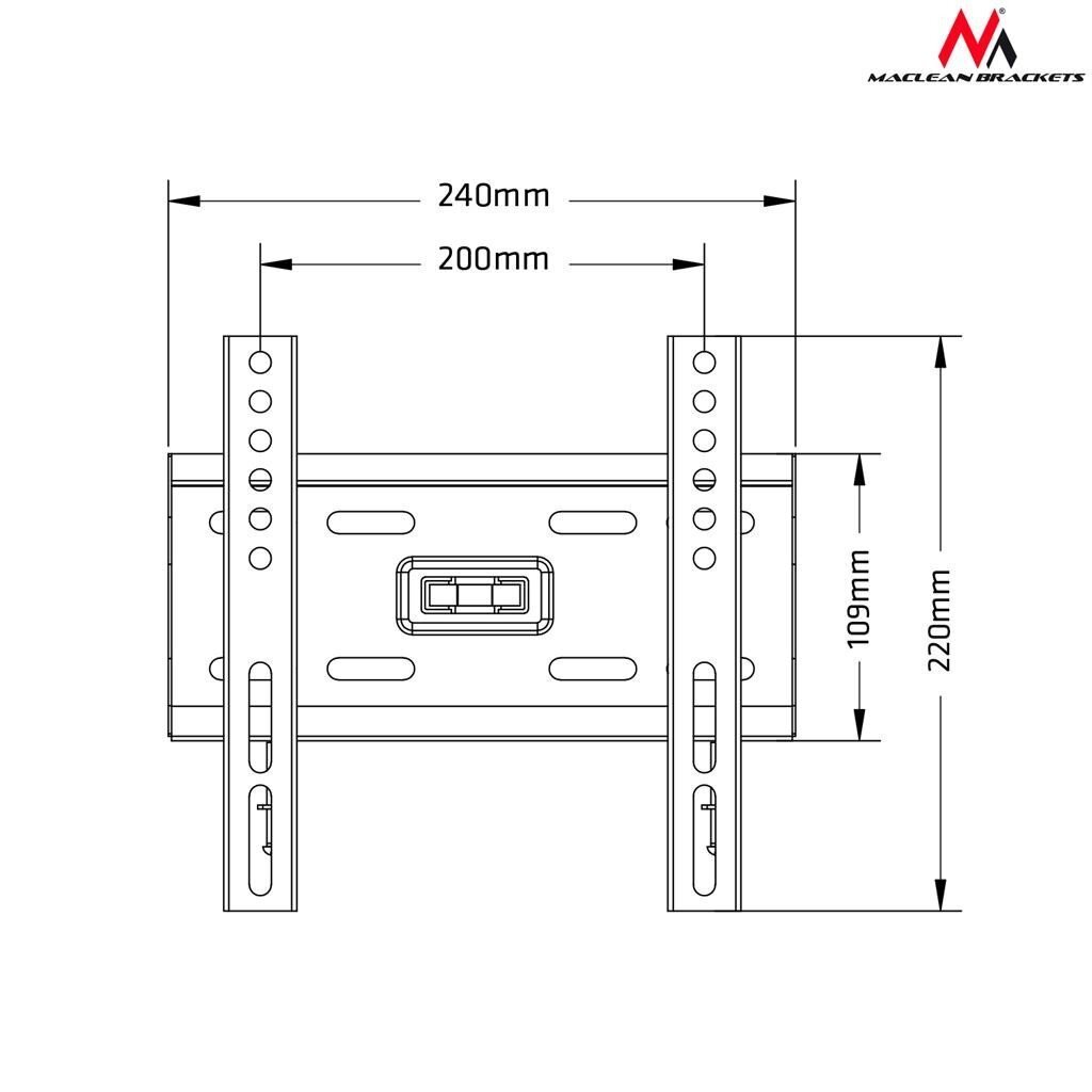 Maclean MC-777 hind ja info | Teleri seinakinnitused ja hoidjad | kaup24.ee