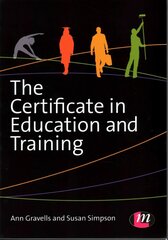 Certificate in Education and Training цена и информация | Книги по социальным наукам | kaup24.ee