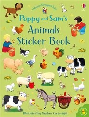 Poppy and Sam's Animals Sticker Book hind ja info | Väikelaste raamatud | kaup24.ee