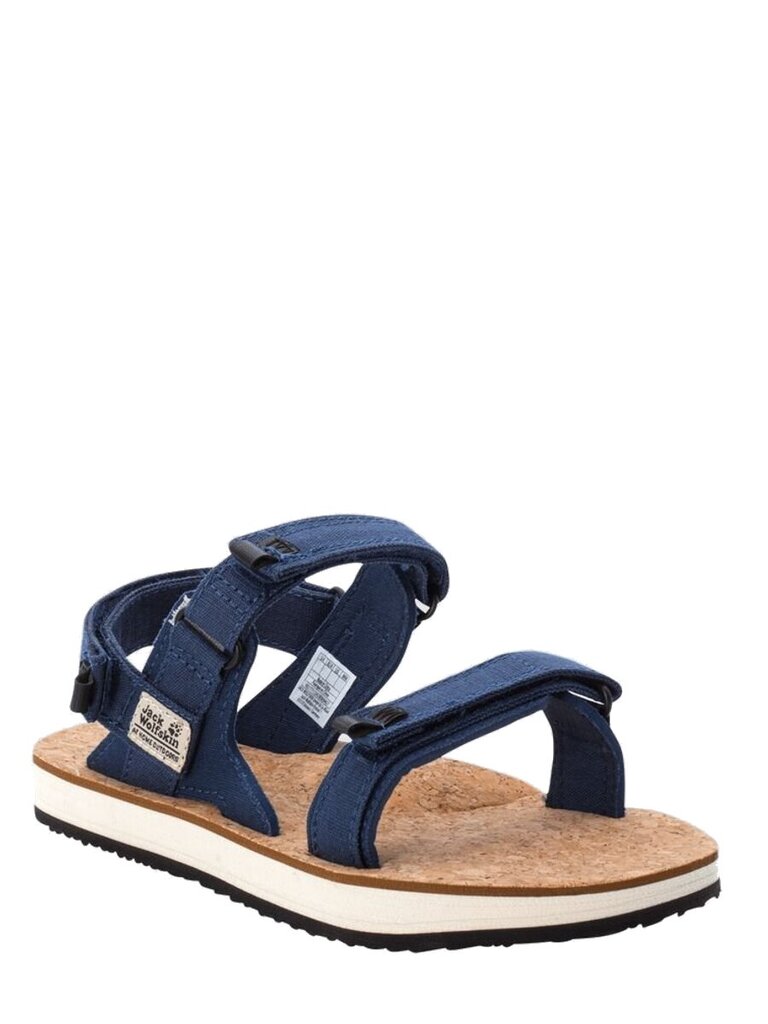 Naiste sandaalid Jack Wolfskin Ecostride 2 Sandal W, must hind ja info | Naiste sandaalid | kaup24.ee