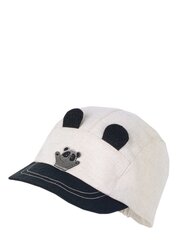 Müts poistele Jamiks Panda Cream, valge hind ja info | Poiste mütsid, sallid, kindad | kaup24.ee