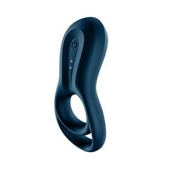 Кольцо в виде капли Epic Duo Ring Vibrator Blue цена и информация | Эрекционные кольца, насадки на пенис | kaup24.ee