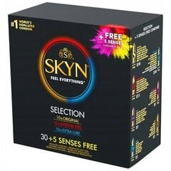 Презервативы SKYN Selection 30 + 5 шт. Senses, в коробке цена и информация | Презервативы | kaup24.ee