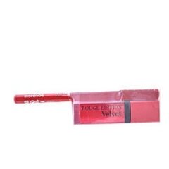 Набор губной помады и карандаша для губ Bourjois rouge edition Velvet 13, фуксия цена и информация | Помады, бальзамы, блеск для губ | kaup24.ee