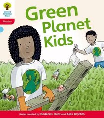 Oxford Reading Tree: Level 4: Floppy's Phonics Fiction: Green Planet Kids: Green Planet Kids, Level 4 цена и информация | Книги для подростков и молодежи | kaup24.ee