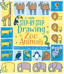 Step-by-step Drawing Zoo Animals цена и информация | Книги для малышей | kaup24.ee
