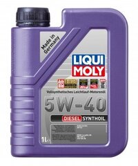 Моторное масло Liqui Moly Diesel Synthoil 5W-40, 5l цена и информация | Моторные масла | kaup24.ee