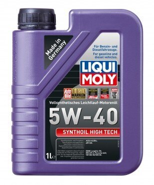 Liqui Moly mootoriõli Synthoil High Tech 5W-40, 5l hind ja info | Mootoriõlid | kaup24.ee