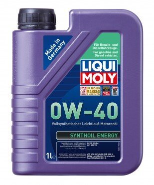 Liqui Moly mootoriõli Synthoil Energy 0W-40, 5l hind ja info | Mootoriõlid | kaup24.ee