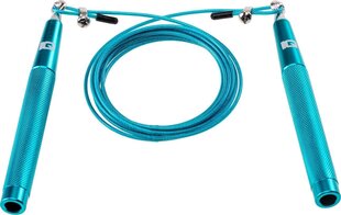 Скакалка IQ Crosspro 300 см, синяя цена и информация | Скакалка Tunturi Pro Adjustable Speed Rope | kaup24.ee