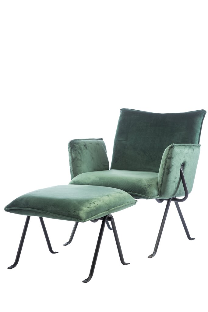 Elutoa tugitool jalavaevaga Element Melissa Designer chair, roheline hind ja info | Tugitoolid ja tugitoolvoodid | kaup24.ee