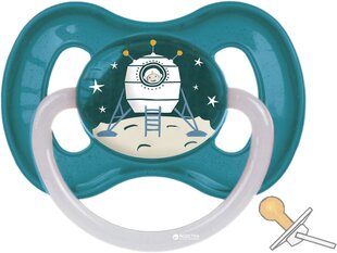 Круглая латексная пустышка Canpol Kosmo 0-6 м., 23 / 221_blu цена и информация | Пустышки | kaup24.ee